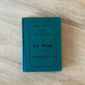 Vintage French Composition Book LE PLAN - METHODE DE COMPOSITION FRANCAISE - IV
